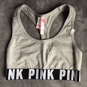 VS PINK Logo Sports Bra